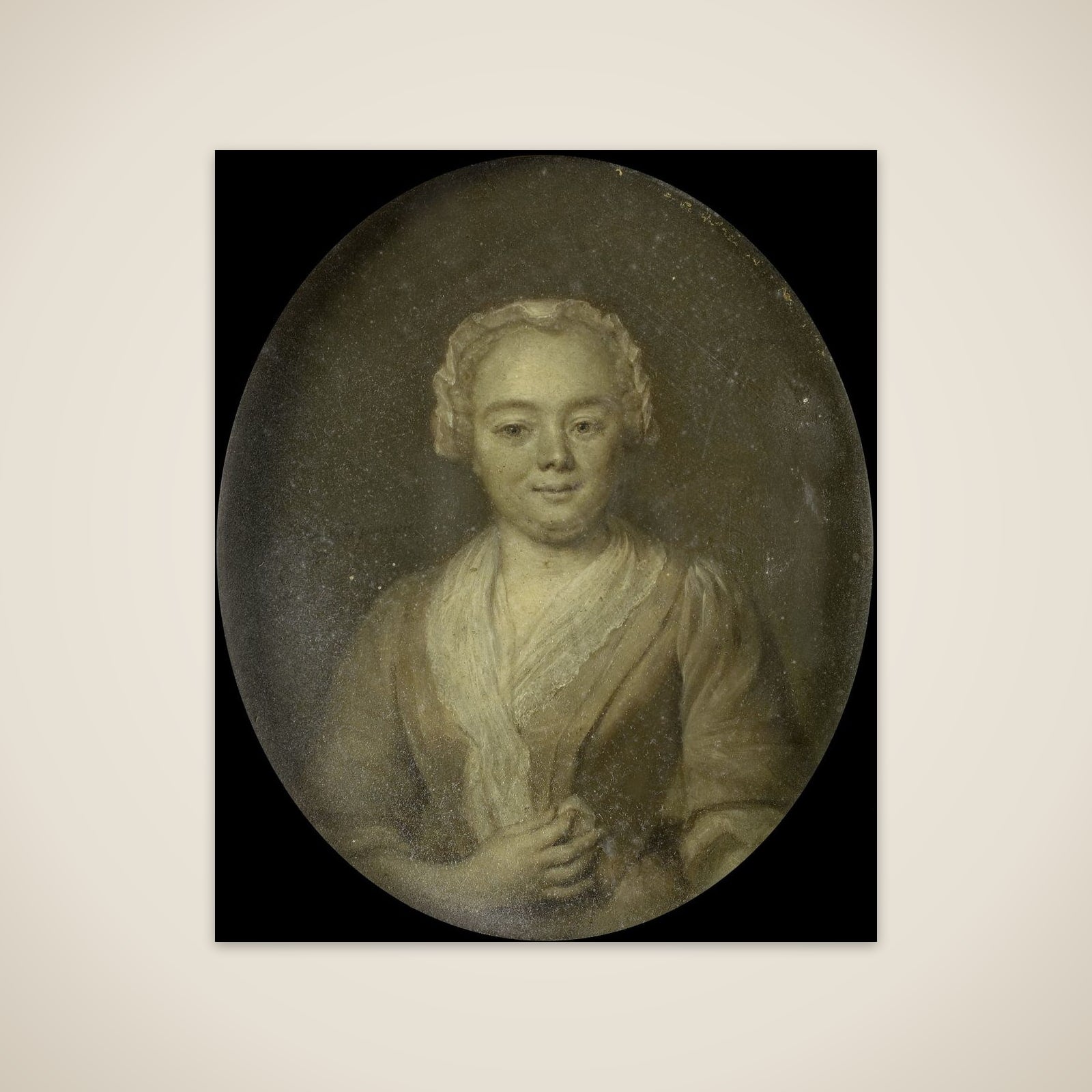 Portrait of Margaretha van Leuvenigh, Wife of Bernardus de Bosch unframed print