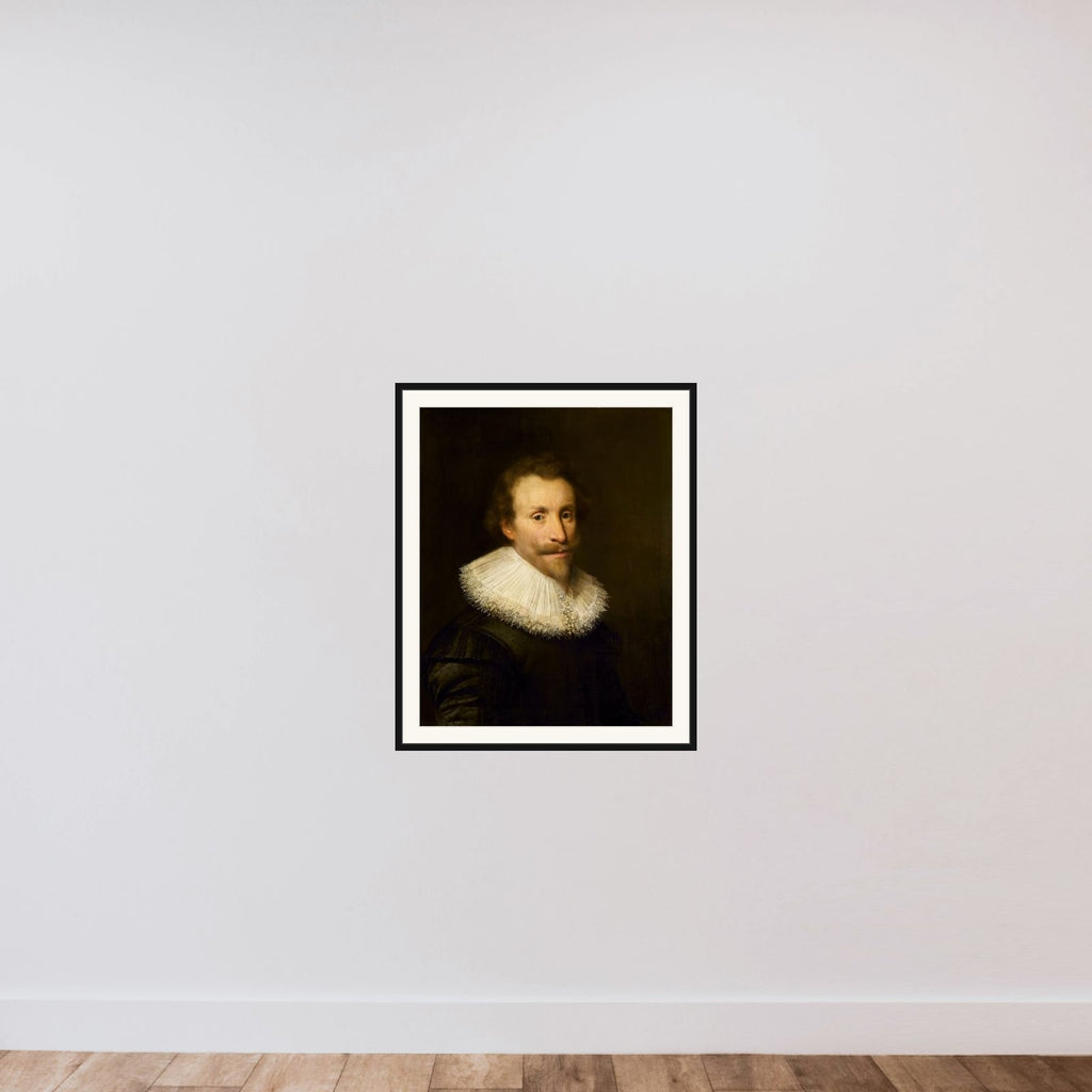Portrait of a Man framed — shown to scale
