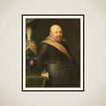 Portrait of Nicolaas Schmelzing (1561-1629) framed
