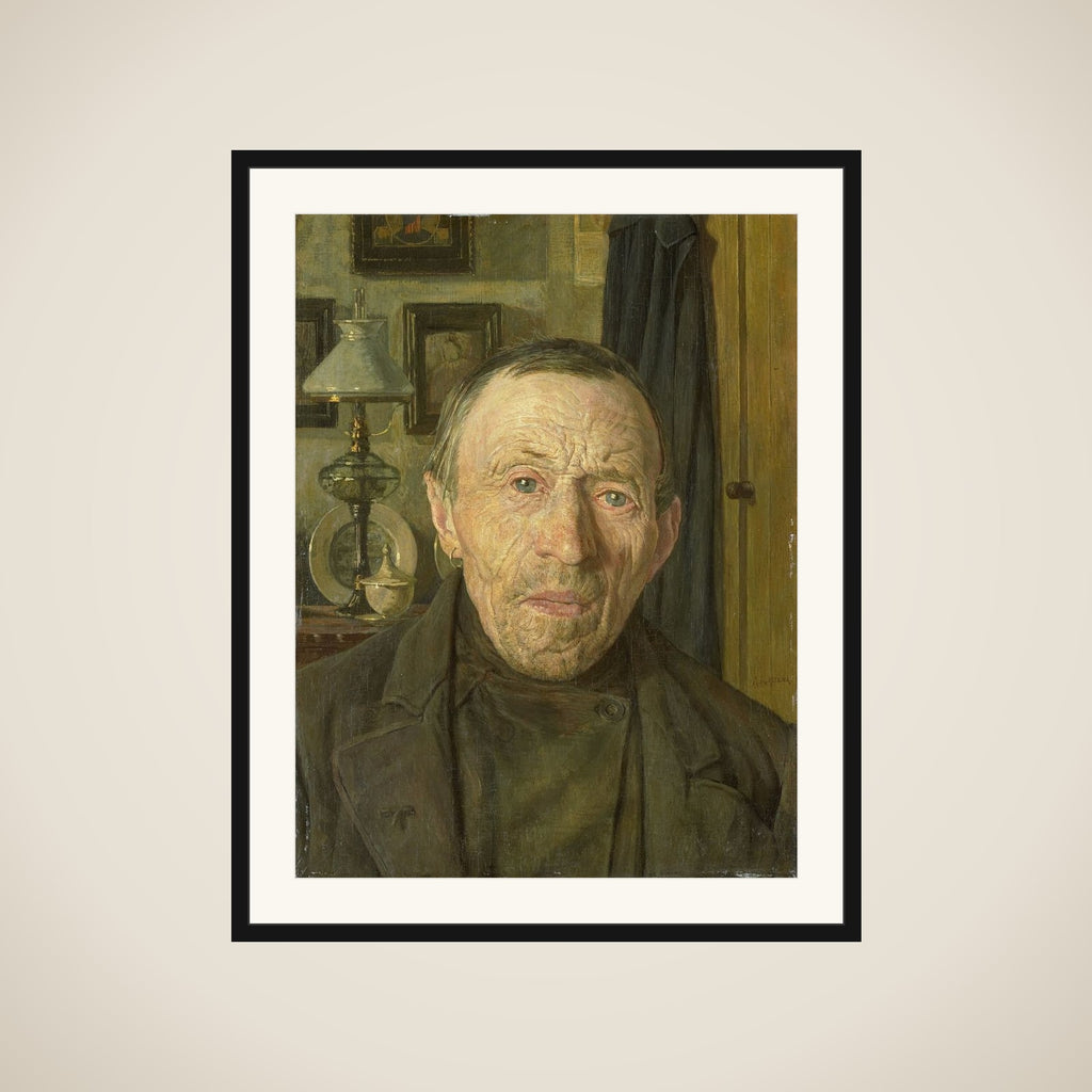 Boer uit Laren, Noord-Holland framed