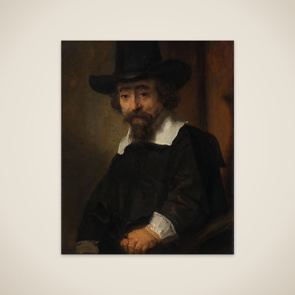Portrait of a Man, thought to be Dr. Ephraïm Bueno unframed print