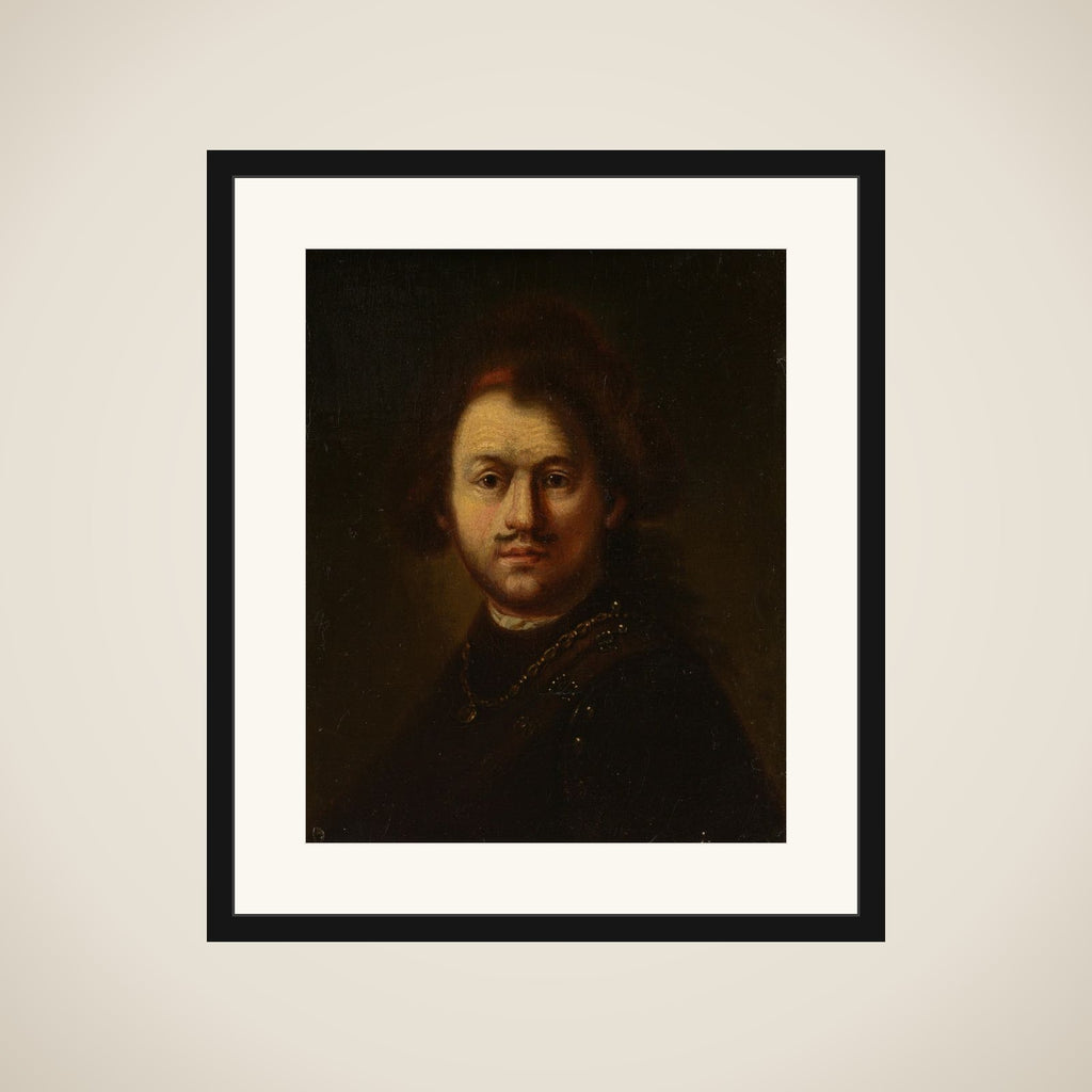 Self-Portrait framed
