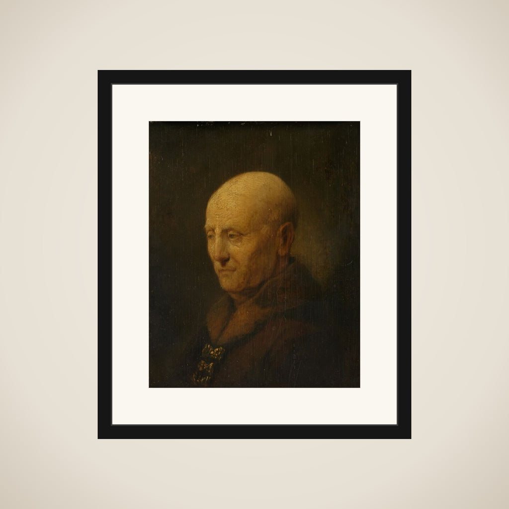 Portrait of a man, perhaps Rembrandt's father, Harmen Gerritsz van Rijn framed