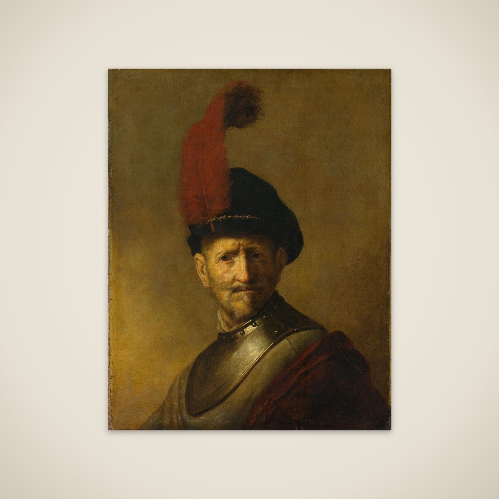 Portrait of a Man, perhaps Rembrandt's Father, Harmen Gerritsz van Rijn unframed print