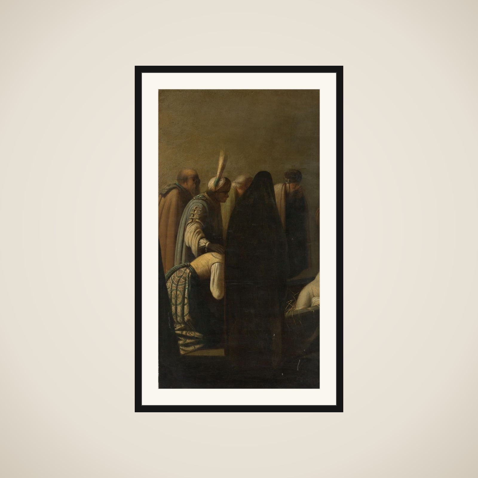 The raising of Lazarus framed