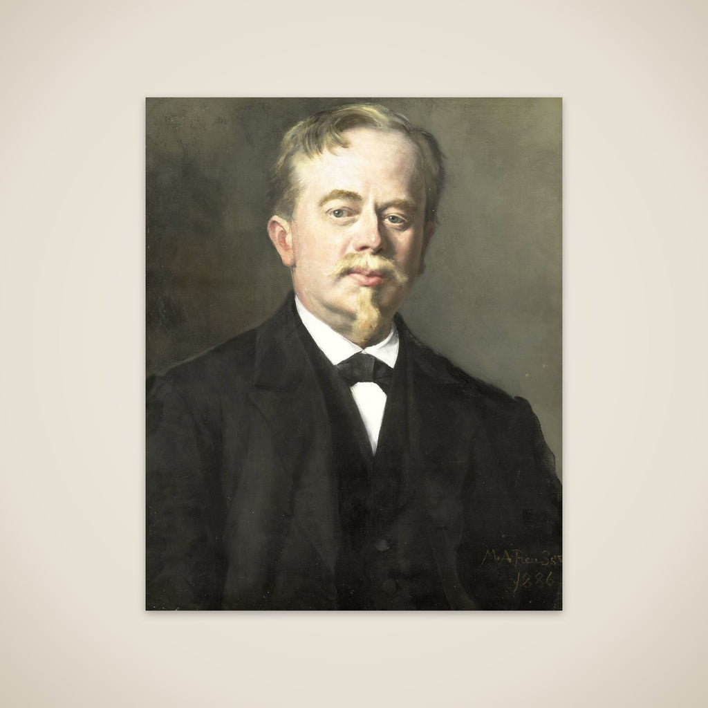 Portrait of Augustus Allebé (1838-1927) unframed print