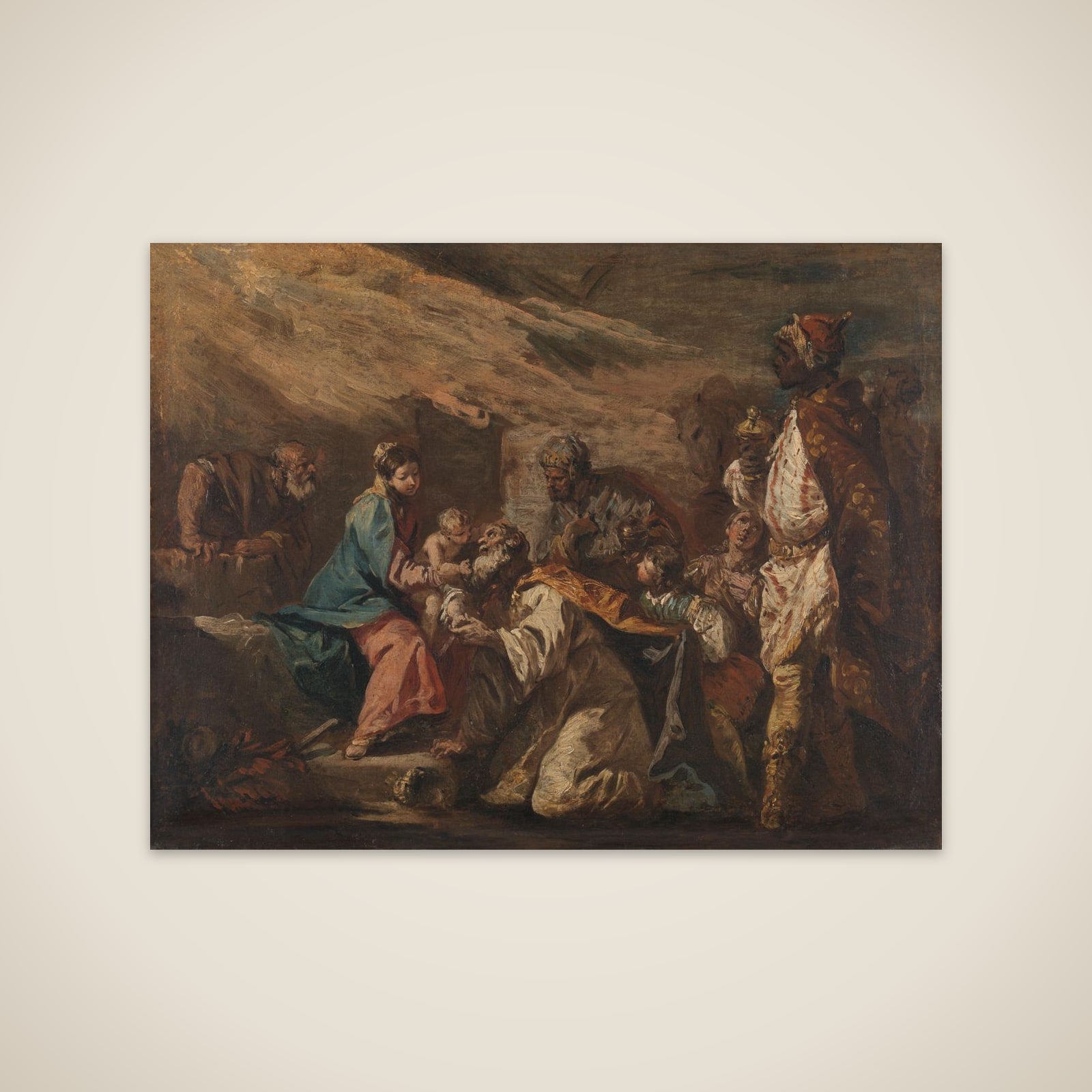 Adoration of the Magi unframed print