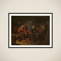 Interior of a Cobbler’s Shop framed