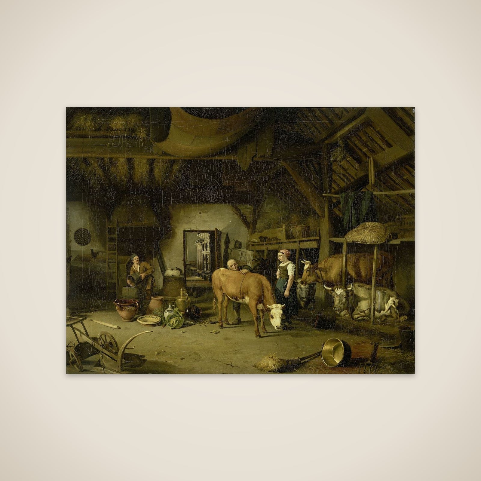 Peasant Interior unframed print