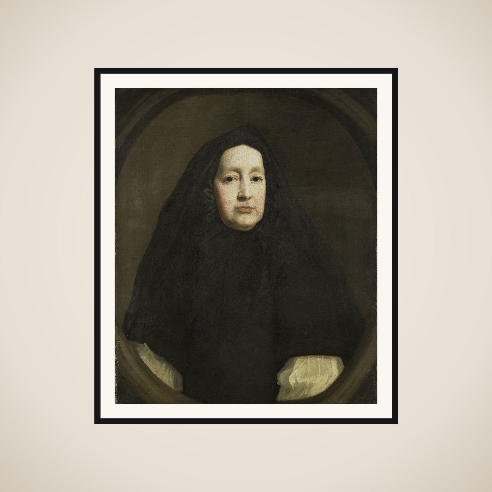 Portrait of Katharine Elliot (died 1688), Dresser of Duchess Anne of York and First Woman of the Bedchamber of Queen Mary of Modena, the first and second Wives of James II of England, respectively framed