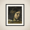 Portrait of a Young Woman framed