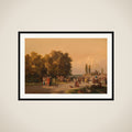 Park in the Vicinity of Paris framed