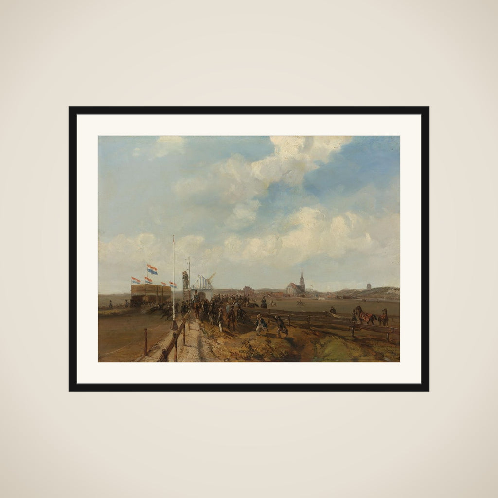 Racetrack at Scheveningen, opened 3 August 1846 framed