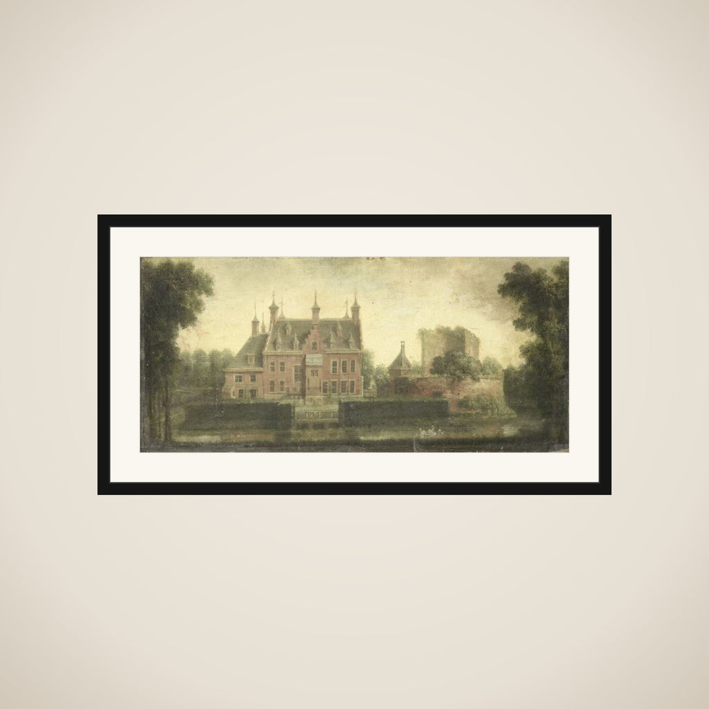 Castle of Nieuw Teylingen framed