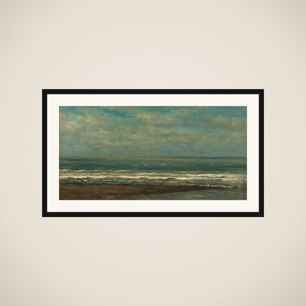Seascape near Heijst framed