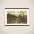 Country Road near Laren, (Province of North Holland) framed