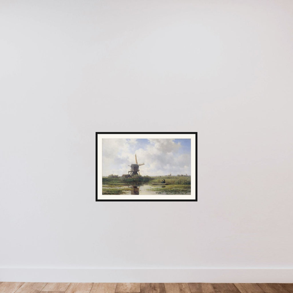 The Gein River, near Abcoude framed — shown to scale