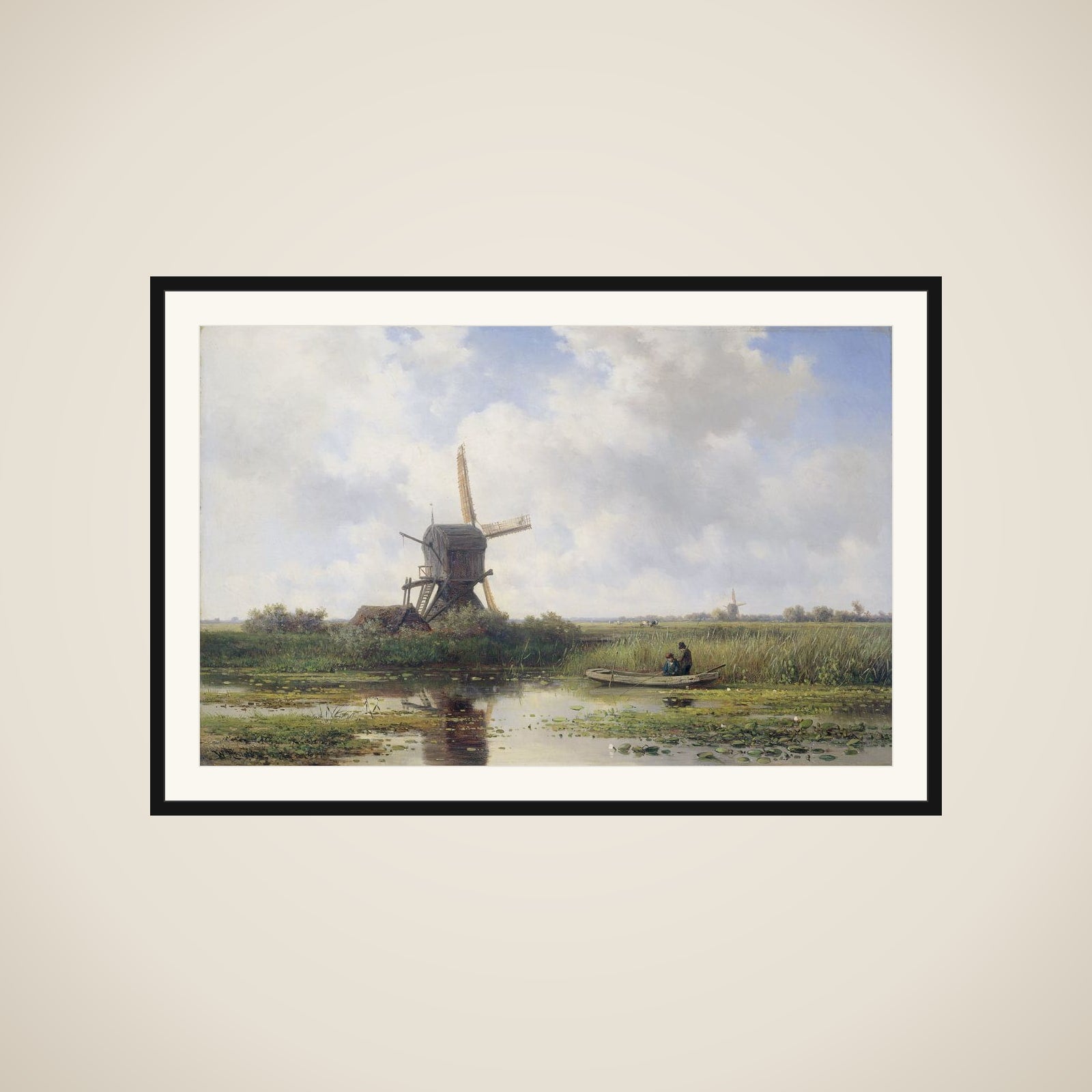 The Gein River, near Abcoude framed