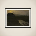Landscape by Moonlight framed