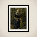 A Peasant Woman with a Stick framed