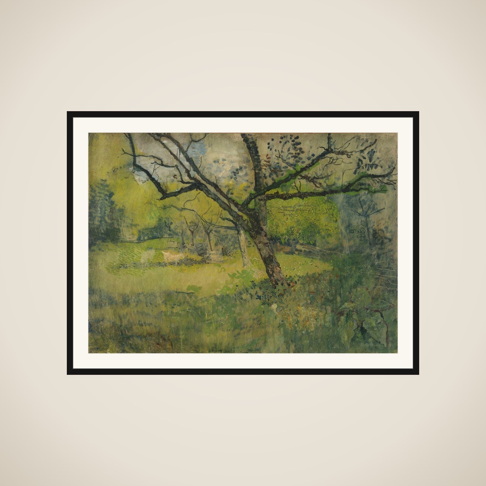 Orchard at Eemnes framed