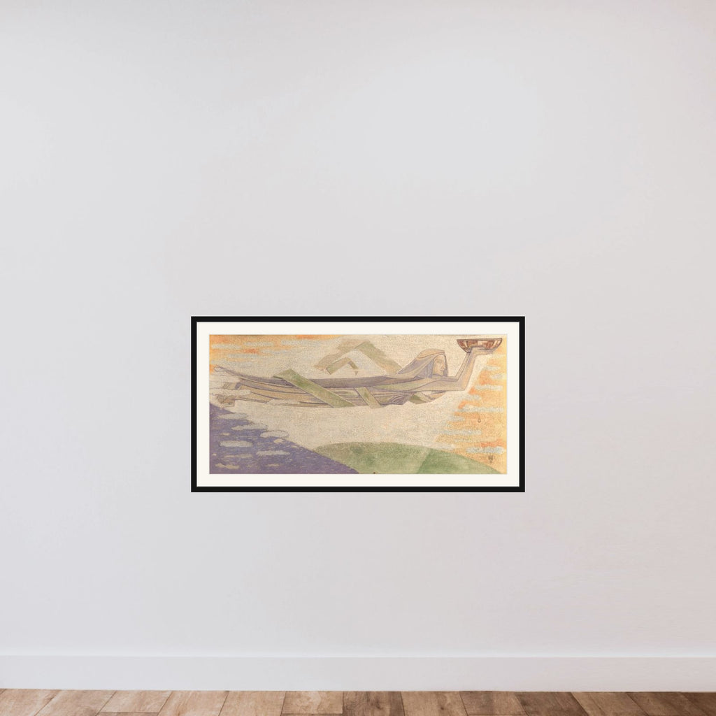 The Hours framed — shown to scale