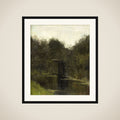 Corner of a Pond near Breukelen framed