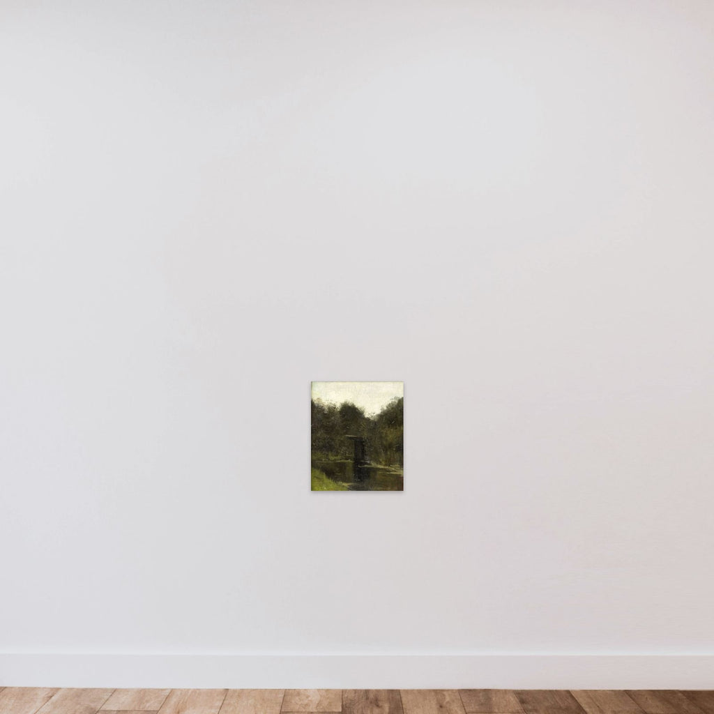 Corner of a Pond near Breukelen unframed — shown to scale