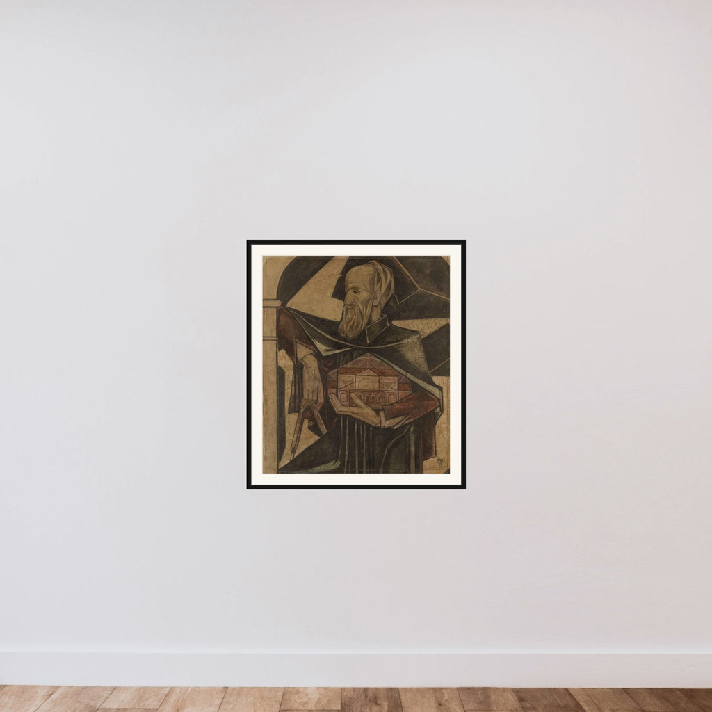 The Architect framed — shown to scale
