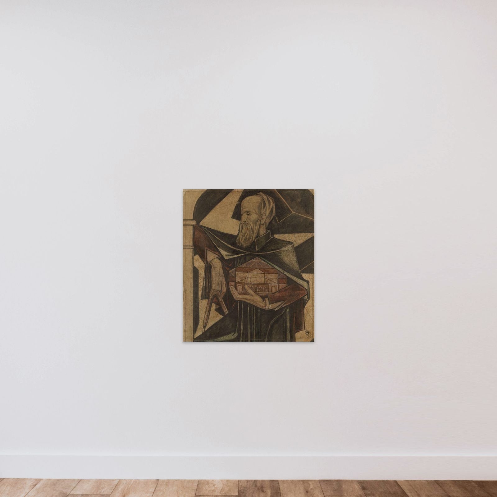 The Architect unframed — shown to scale