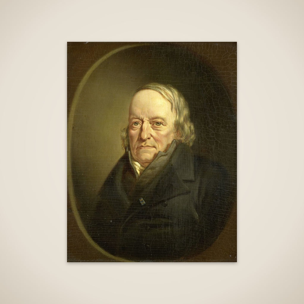 Portrait of Johannes Kinker, Poet and Philosopher, Professor at Liège unframed print