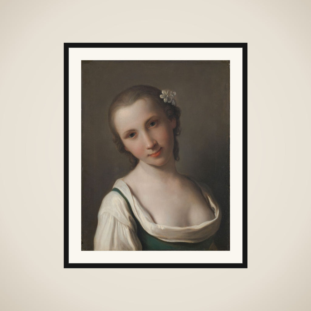 A young Woman framed