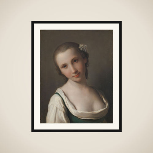 A young Woman framed