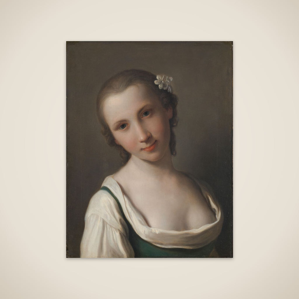 A young Woman unframed print
