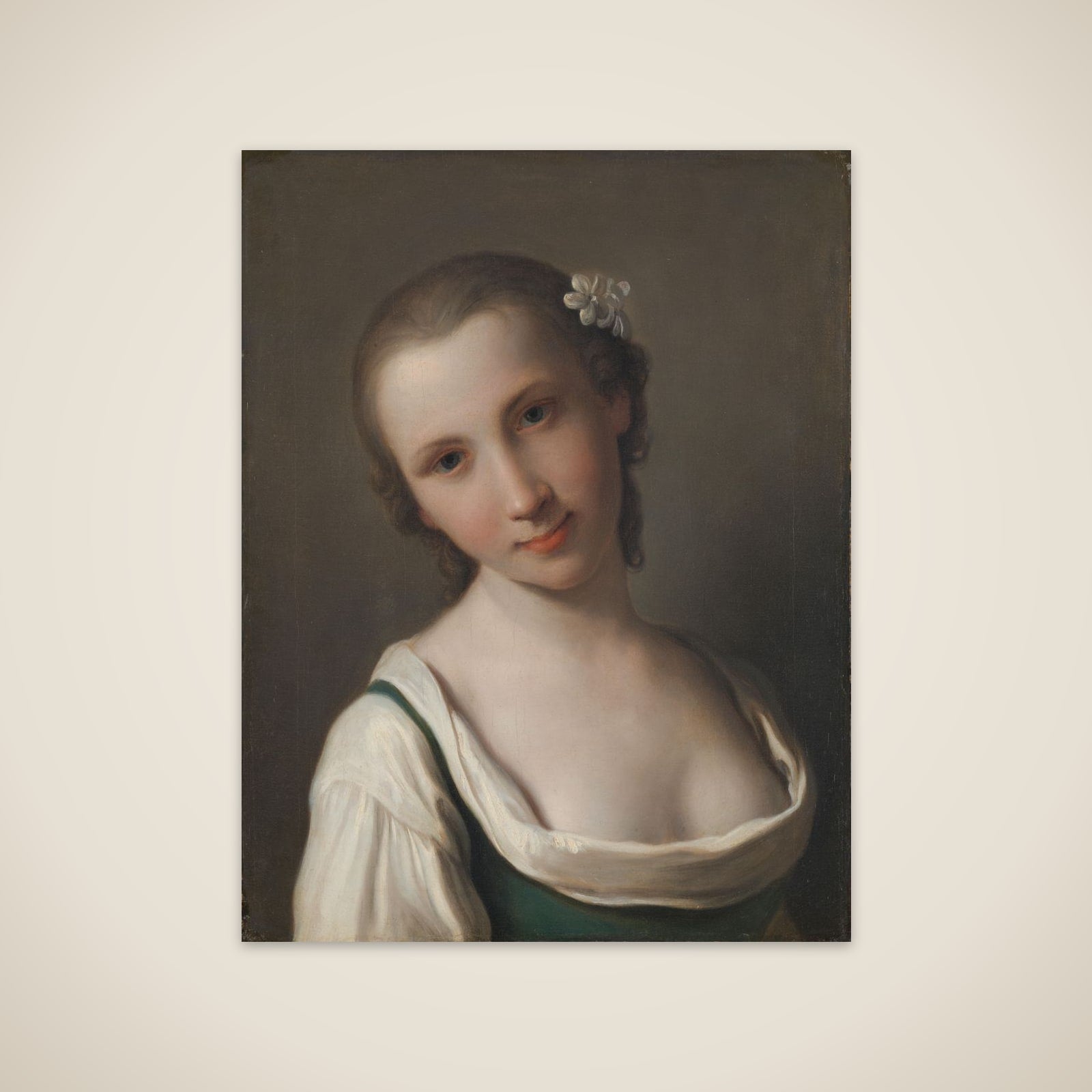 A young Woman unframed print