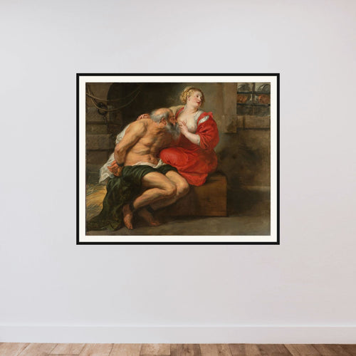 Cimon and Pero framed — shown to scale