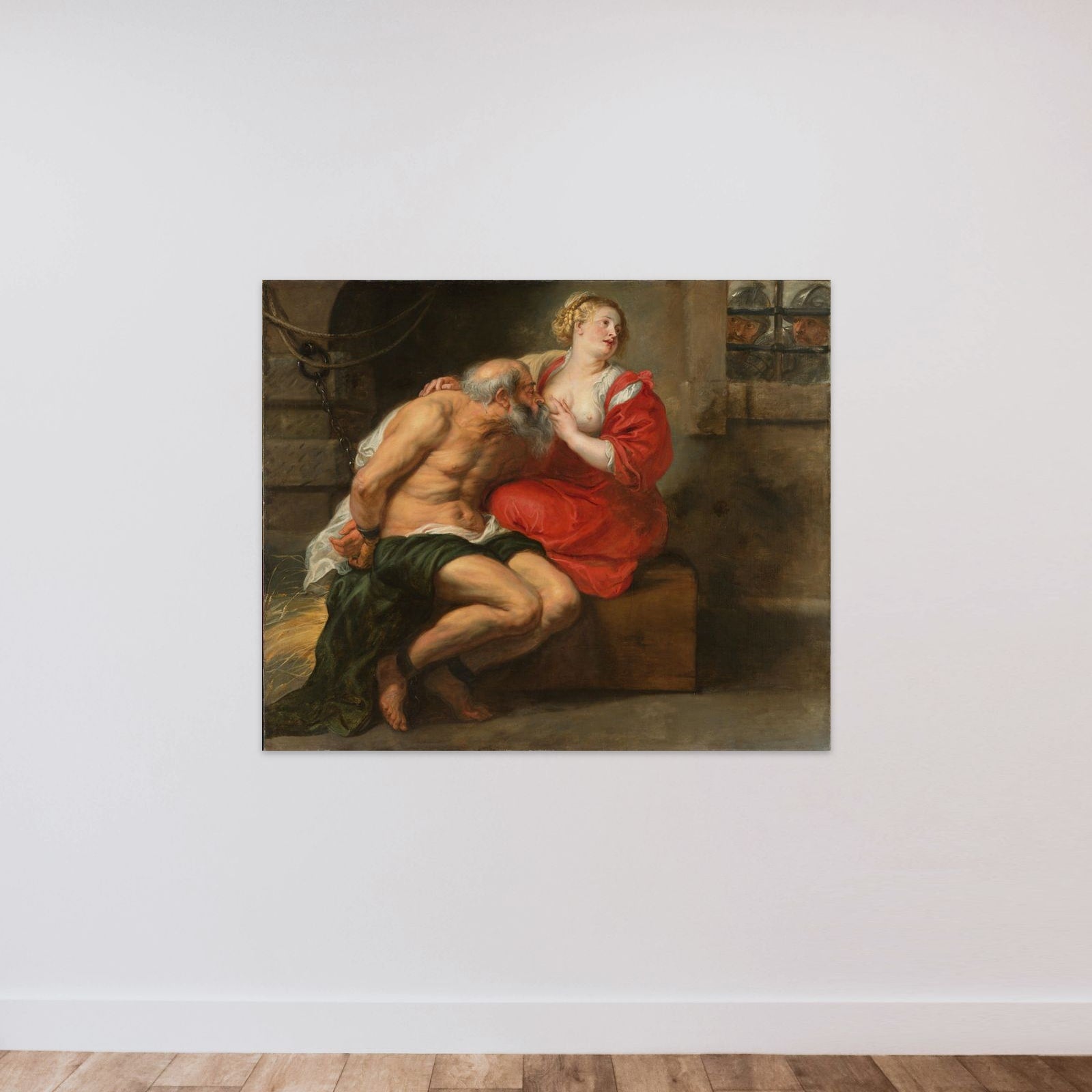 Cimon and Pero unframed — shown to scale