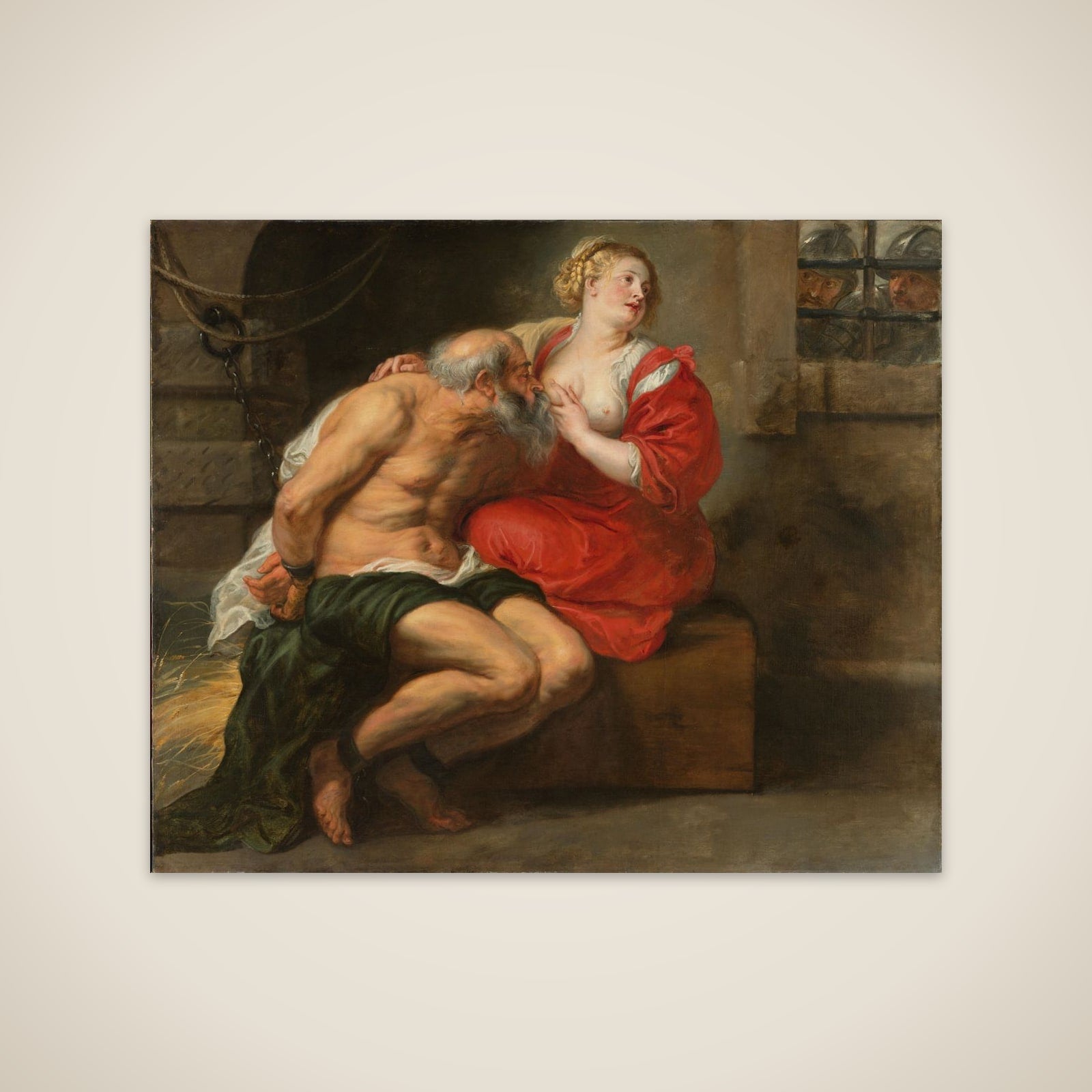 Cimon and Pero unframed print