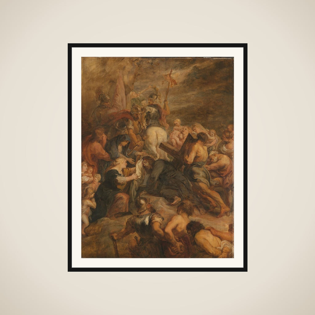Christ on the Way to Calvary framed