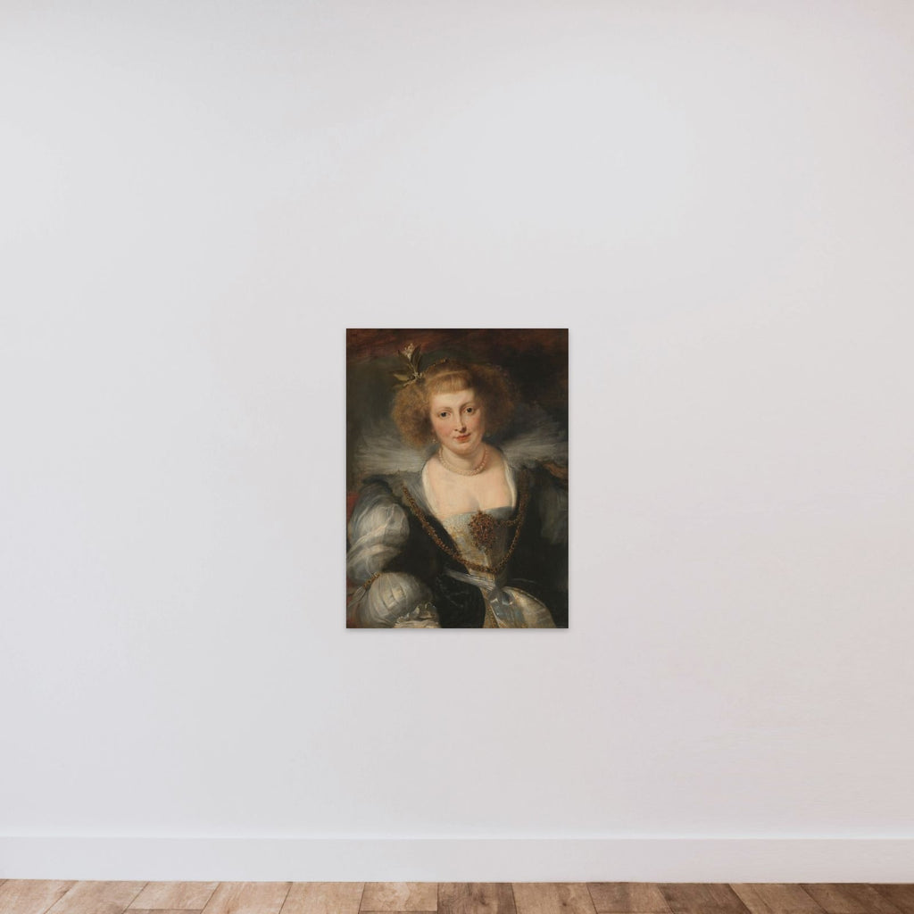 Portrait of Helena Fourment (1614-1673), the Artist’s Second Wife unframed — shown to scale