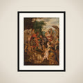 The Reconciliation Between Jacob and Esau framed