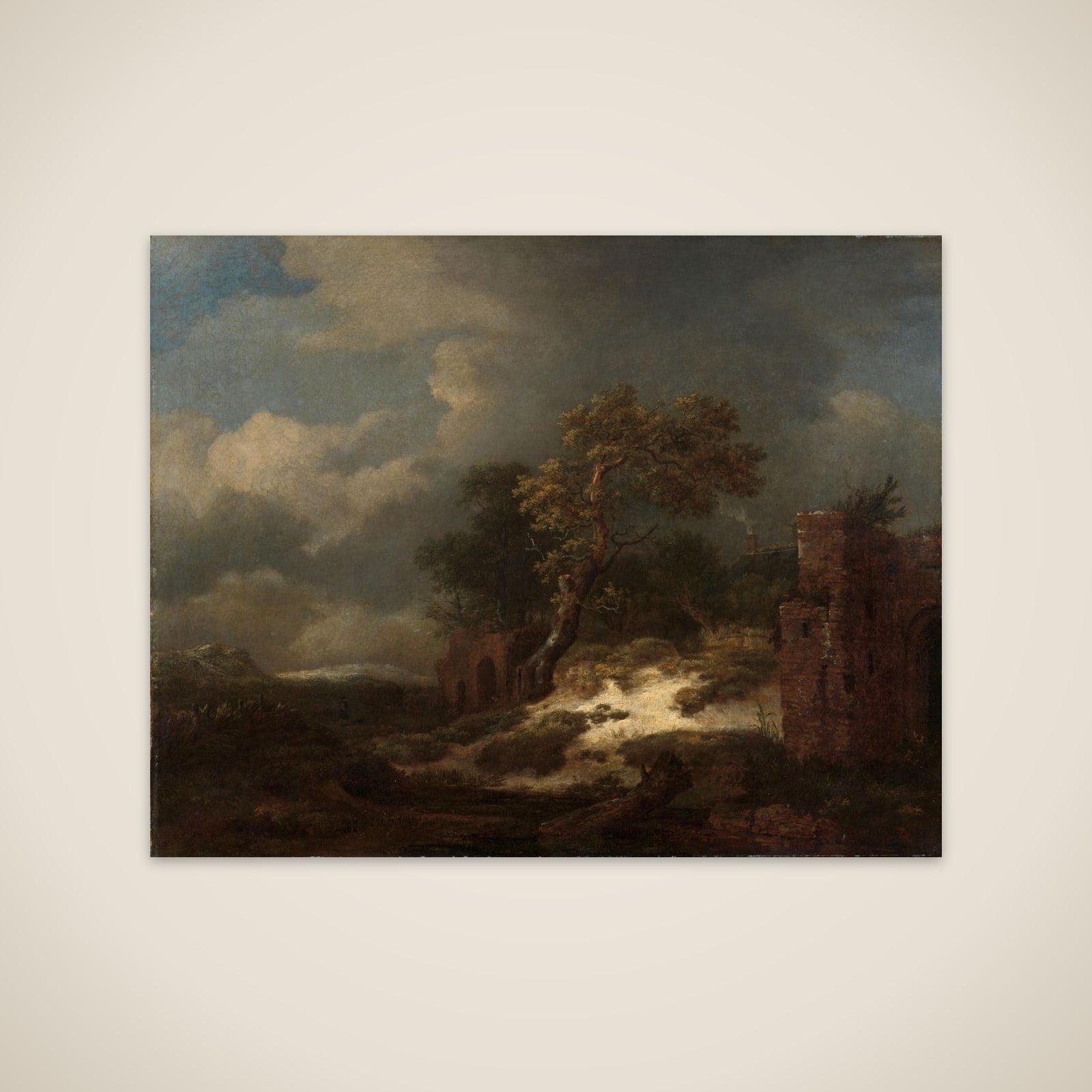 Landscape with Ruins unframed print