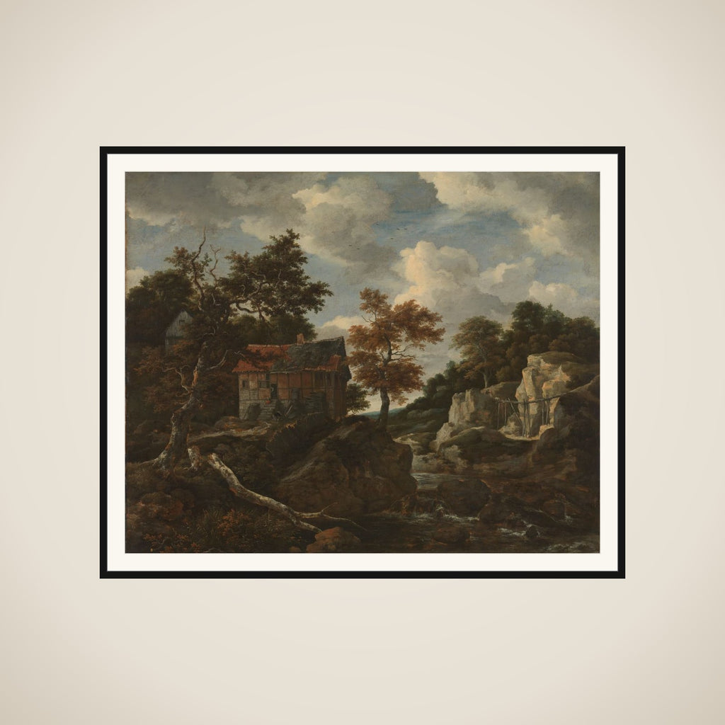 Rocky landscape framed