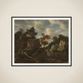 Rocky landscape framed