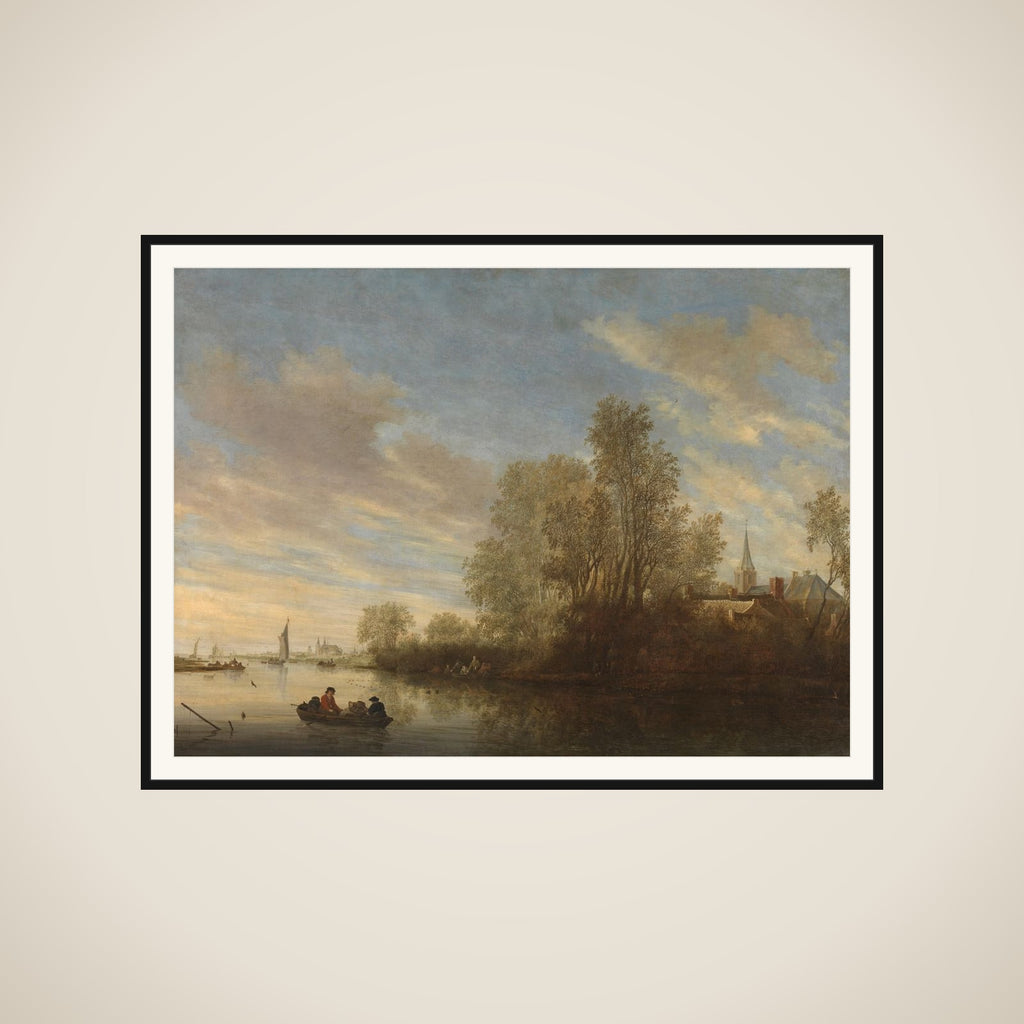River View near Deventer framed