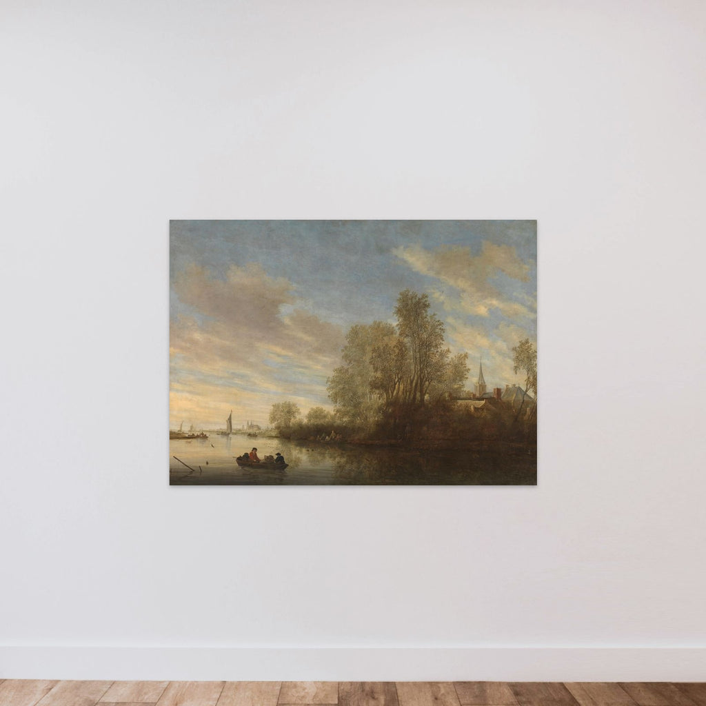 River View near Deventer unframed — shown to scale