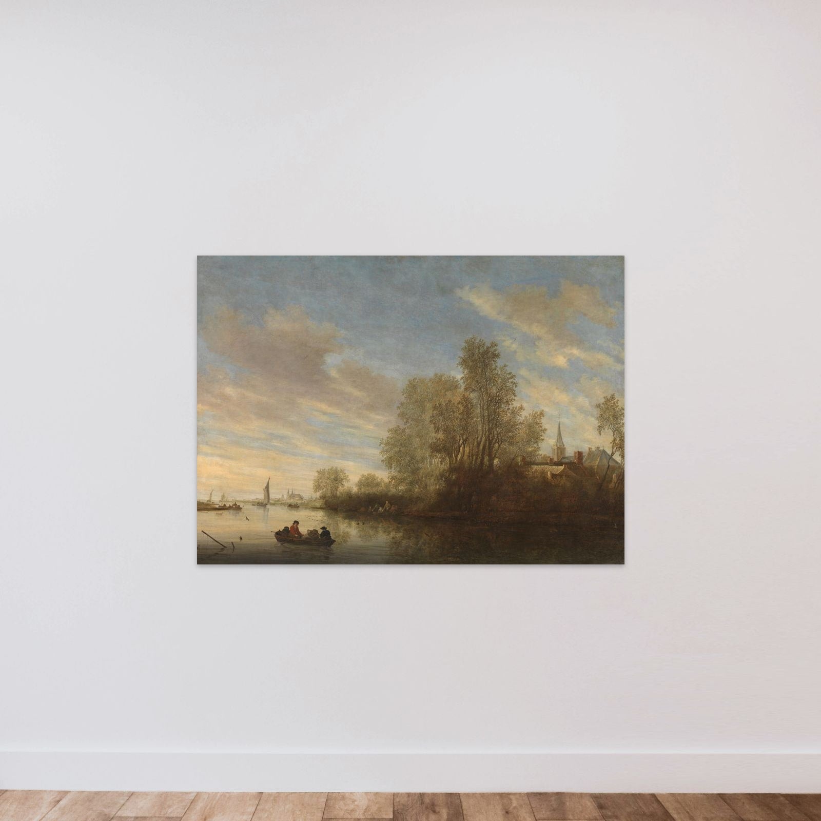 River View near Deventer unframed — shown to scale