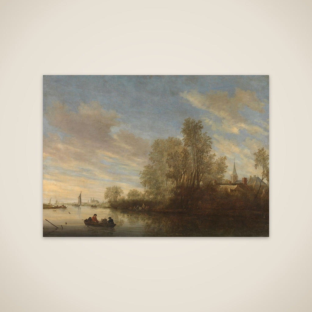 River View near Deventer unframed print