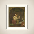 The Kitchen Maid framed