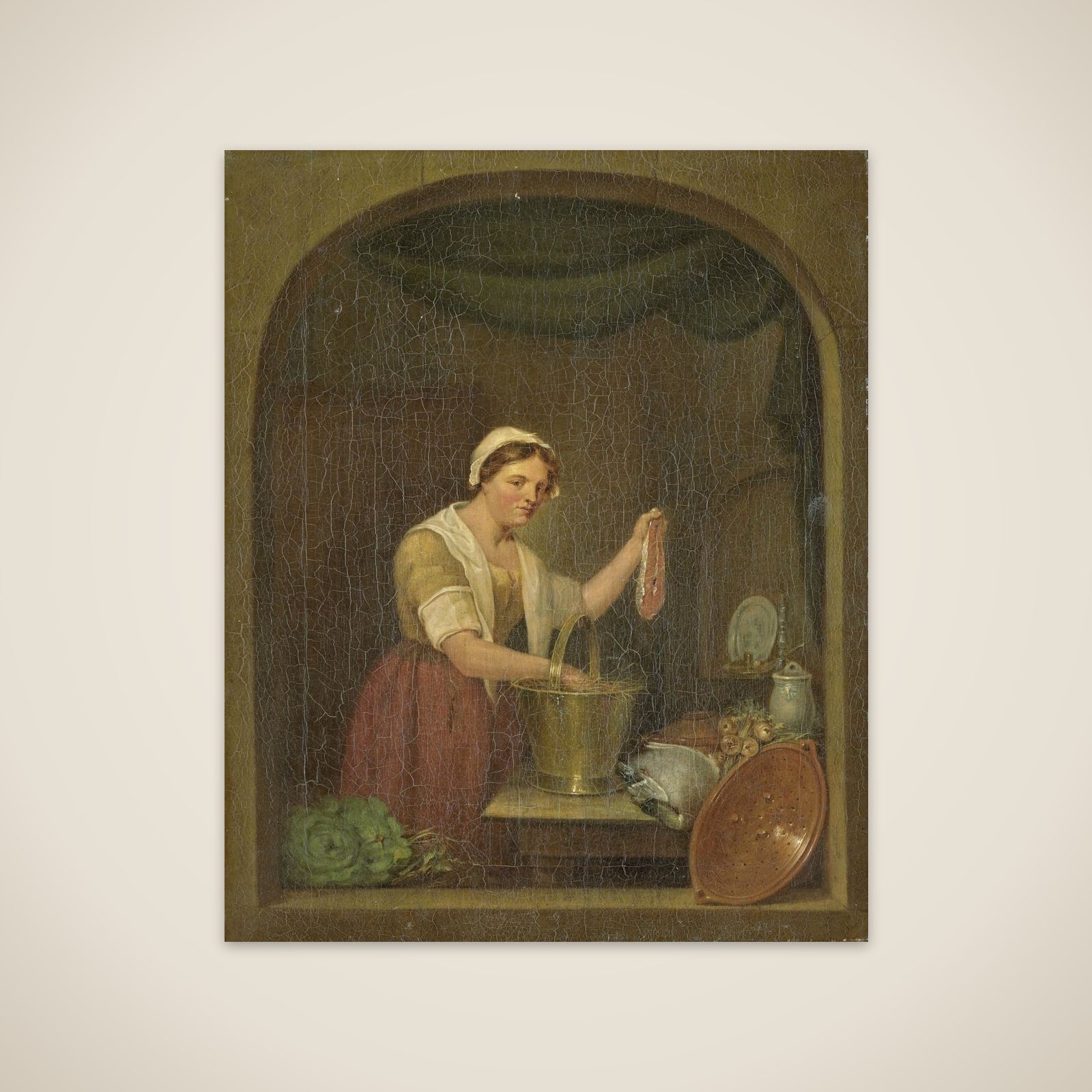The Kitchen Maid unframed print
